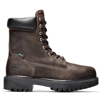 Timberland PRO Direct Attach 8" Soft Toe - Hnede Vysoke Topanky Panske, TB0270Z